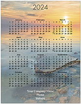 Sunset Magnetic Promo Calendar D2598Q-4B